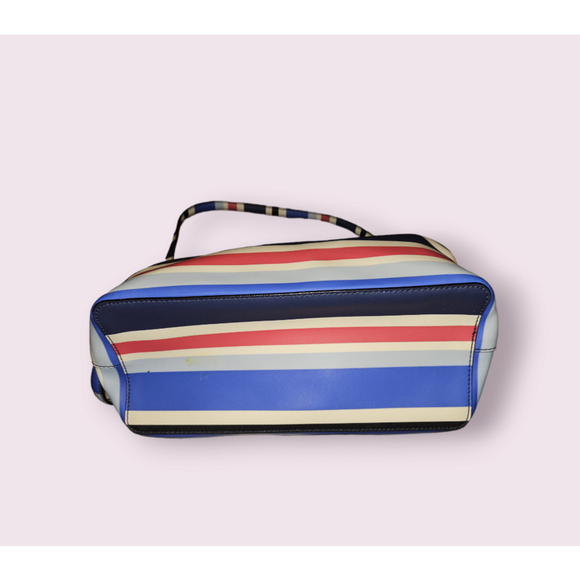 Kate Spade New York Evangelie Laurel Way Striped Satchel Crossbody Handbag Purse - Picture 8 of 15